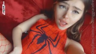 Amazing Grace Spider Girl Fucked By Her Boyfriend