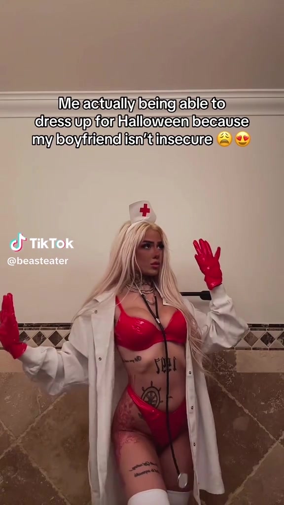 BeastEater – Lustful Nurse Shows Off Her Hot Body