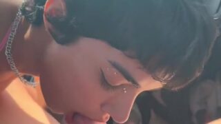 Marcela Lelly Onlyfans Sucks Boyfriend’s Cock In The Car