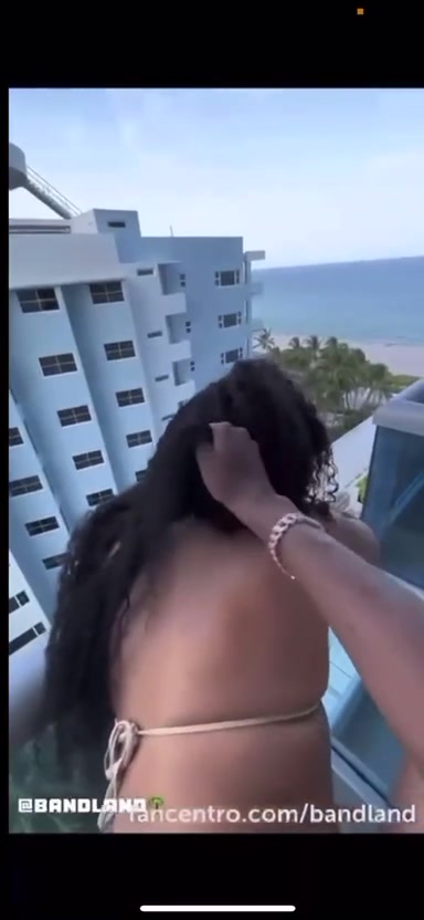 Murda B Gets Fucked By Her Boyfriend On The Hotel Balcony